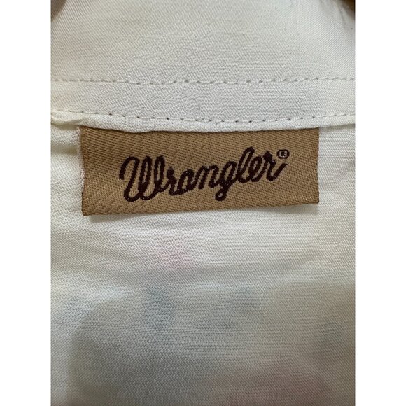 Wrangler Womans Button Up Size L Western Boho Embroidered Cowboy Rodeo Country - Picture 2 of 13